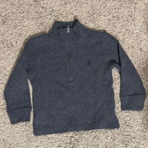 Polo by Ralph Lauren Kids Gray Half-Zip Sweater